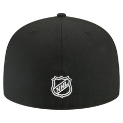 NHL Pittsburgh Penguins New Era Faded Lines 59FIFTY Fitted Hat - Black
