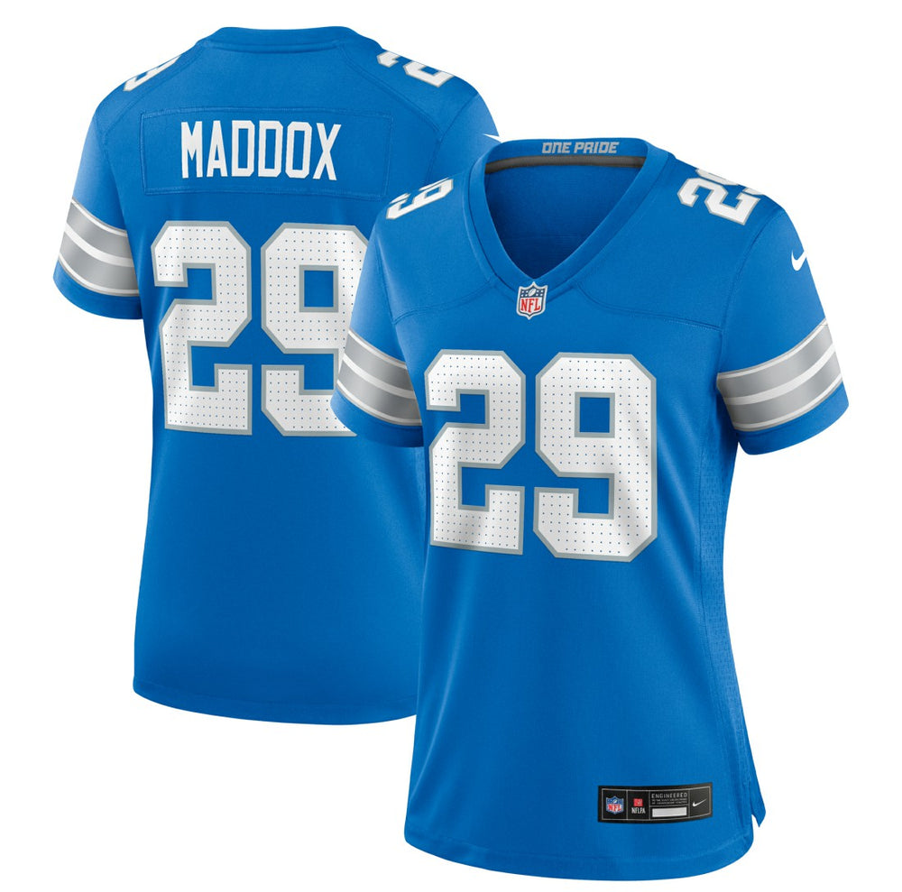 NFL Avonte Maddox Detroit Lions Women's Team Game Jersey - Blue