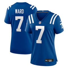 NFL Charvarius Ward Indianapolis Colts Women's Team Game Jersey - Royal
