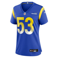 Nate Landman Los Angeles Rams Women's Team Game Jersey Royal