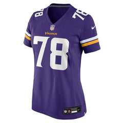 NFL Ryan Kelly Minnesota Vikings Women's Team Game Jersey - Purple