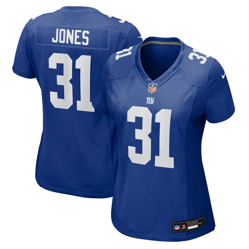 NFL Nic Jones New York Giants Women's Team Game Jersey - Royal