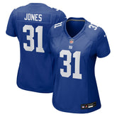 NFL Nic Jones New York Giants Women's Team Game Jersey - Royal