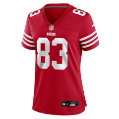 NFL Terique Owens San Francisco 49ers Women's Team Game Jersey - Scarlet