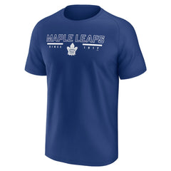 NHL Toronto Maple Leafs Fanatics Established Raglan T-Shirt - Blue