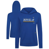 Kansas City Royals Levelwear Women's Relay Breaker Pullover Hoodie - Royal Hoodies