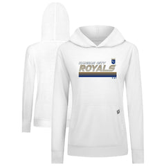 Kansas City Royals Levelwear Women's Relay Breaker Pullover Hoodie - White Hoodies