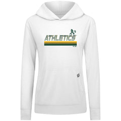 Athletics Levelwear Women's Relay Breaker Pullover Hoodie - White Hoodies