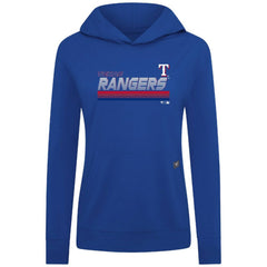 Texas Rangers Levelwear Women's Relay Breaker Pullover Hoodie - Royal Hoodies
