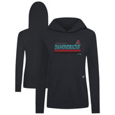 Arizona Diamondbacks Levelwear Women's Relay Breaker Pullover Hoodie - Black Hoodies