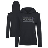 Colorado Rockies Levelwear Women's Relay Breaker Pullover Hoodie - Black Hoodies