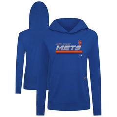 New York Mets Levelwear Women's Relay Breaker Pullover Hoodie - Royal Hoodies