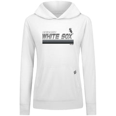 Chicago White Sox Levelwear Women's Relay Breaker Pullover Hoodie - White Hoodies