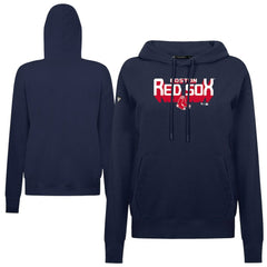 Boston Red Sox Levelwear Women's Adorn Retro 3D Pullover Hoodie - Navy Hoodies