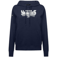 New York Yankees Levelwear Women's Adorn Retro 3D Pullover Hoodie - Navy Hoodies