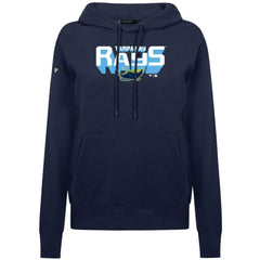 Tampa Bay Rays Levelwear Women's Adorn Retro 3D Pullover Hoodie - Navy Hoodies