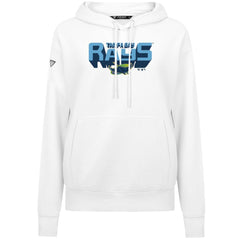 Tampa Bay Rays Levelwear Women's Adorn Retro 3D Pullover Hoodie - White Hoodies