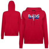 Texas Rangers Levelwear Women's Adorn Retro 3D Pullover Hoodie - Red Hoodies