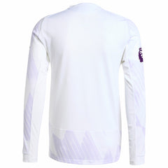 Manchester United 2025/26 Away Long Sleeve Jersey White