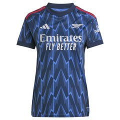 Arsenal Women's 2025/26 Away Replica Custom Jersey Blue