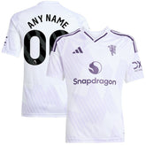 Manchester United Youth 2025/26 Away Replica Custom Jersey White