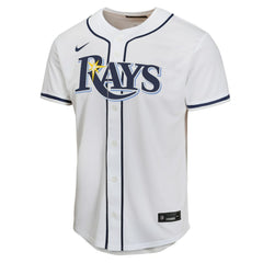 MLB Junior Caminero Tampa Bay Rays Nike Youth Home Player Game Jersey - White