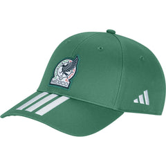 Mexico National Team Unisex FIFA x World Cup 2026 3 Stripes Baseball Adjustable Hat Green