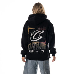 Cleveland Cavaliers The Wild Collective Unisex Splatter Premium Hoodie Black