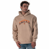 New York Knicks The Wild Collective Unisex Mantra Premium Hoodie Tan
