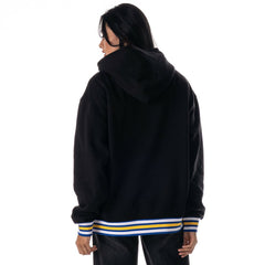Golden State Warriors The Wild Collective Unisex Custom Rib Tonal Premium Hoodie Black