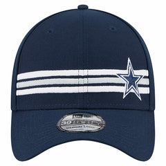 Dallas Cowboys New Era Stripes 39THIRTY Flex Hat Navy