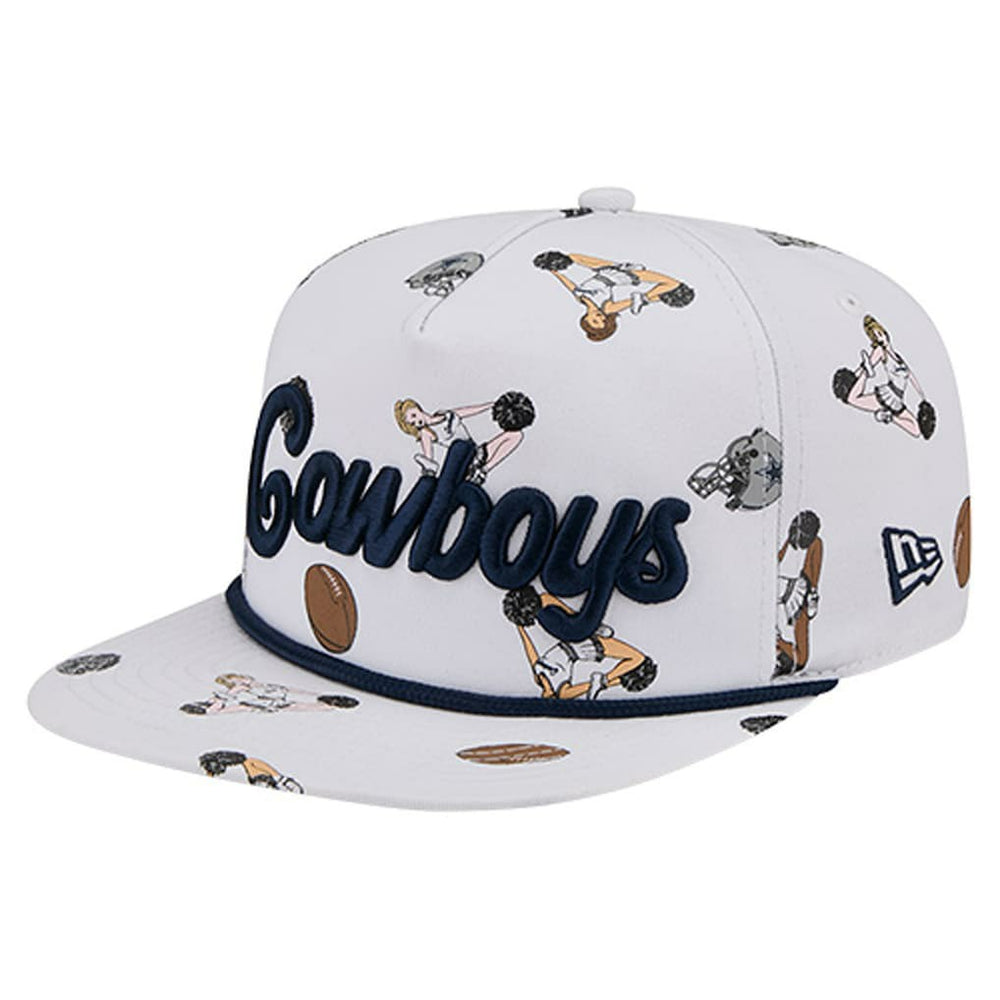 Dallas Cowboys New Era Team Cheer 19TWENTY Snapback Hat White