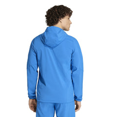 Colombia National Team FIFA x World Cup 2026 Tiro Travel Raglan Full-Zip Windbreaker Hoodie Blue