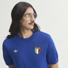 Italy National Team 1970s Fashion Jersey Blue