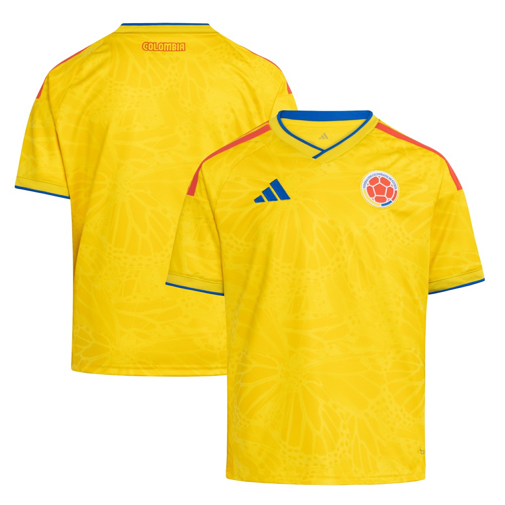 Colombia National Team Youth FIFA x World Cup 2026 Home Replica Jersey Yellow