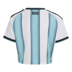 Argentina National Team Women's FIFA x World Cup 2022 Winners Home Cropped Replica Jersey White