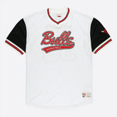 Scottie Pippen Chicago Bulls Player Mesh V-Neck Shirt White