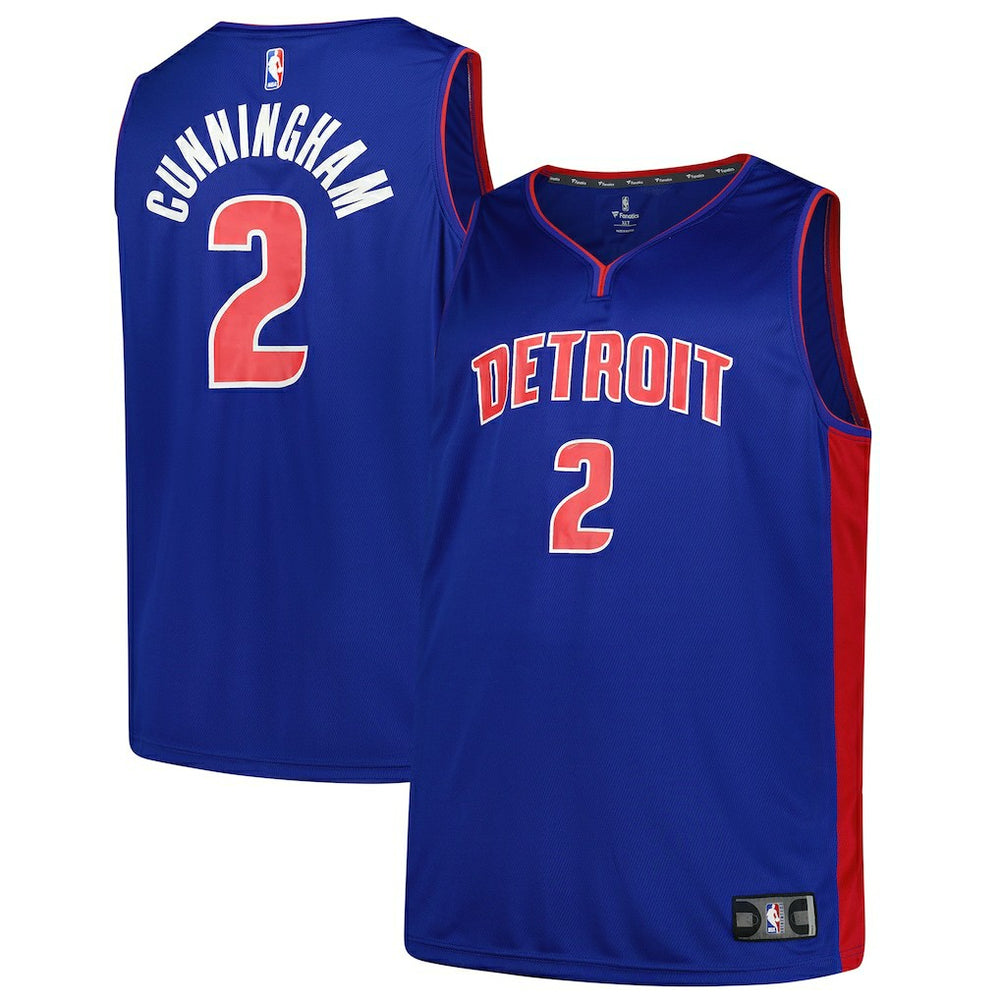 NBA Cade Cunningham Detroit Pistons Big & Tall Fast Break Player Jersey sale - Blue sale - Icon Edition