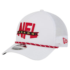San Francisco 49ers New Era NFL 9FORTY A-Frame M-Crown Adjustable Trucker Hat White