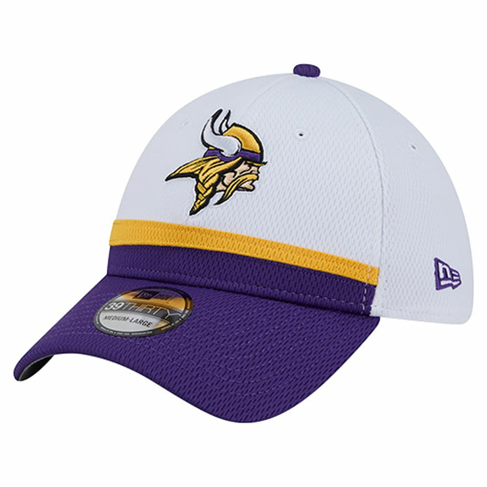 Minnesota Vikings New Era Dashmark Rays 39THIRTY Flex Hat White/Purple