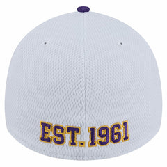 Minnesota Vikings New Era Dashmark Rays 39THIRTY Flex Hat White/Purple