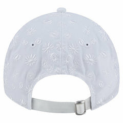 Miami Dolphins New Era Women's Floral 9TWENTY Adjustable Hat White