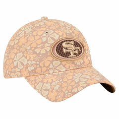 San Francisco 49ers New Era Women's Floral 9TWENTY Adjustable Hat Tan