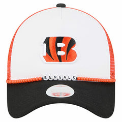 Cincinnati Bengals New Era Women's Friendship Bracelet 9FORTY Adjustable Hat White/Black