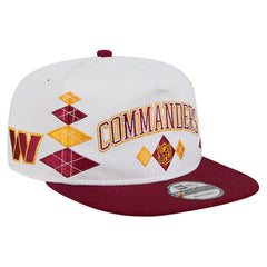 Washington Commanders New Era Argyle 19TWENTY Adjustable Hat White