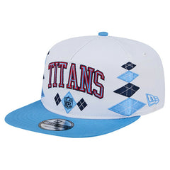 Tennessee Titans New Era Argyle 19TWENTY Adjustable Hat White