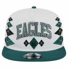 Philadelphia Eagles New Era Argyle 19TWENTY Adjustable Hat White