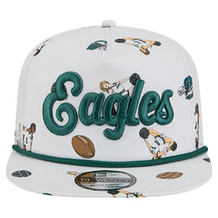 Philadelphia Eagles New Era Team Cheer 19TWENTY Snapback Hat White