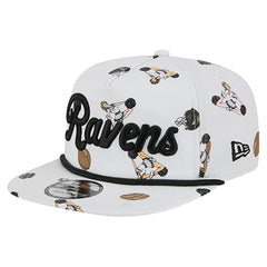 Baltimore Ravens New Era Team Cheer 19TWENTY Snapback Hat White