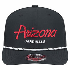 Arizona Cardinals New Era Script 9SEVENTY Adjustable Hat Black